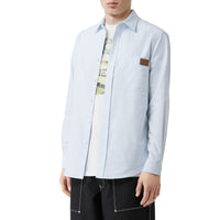 Chemise Oxford en coton à logo - Sky Blue