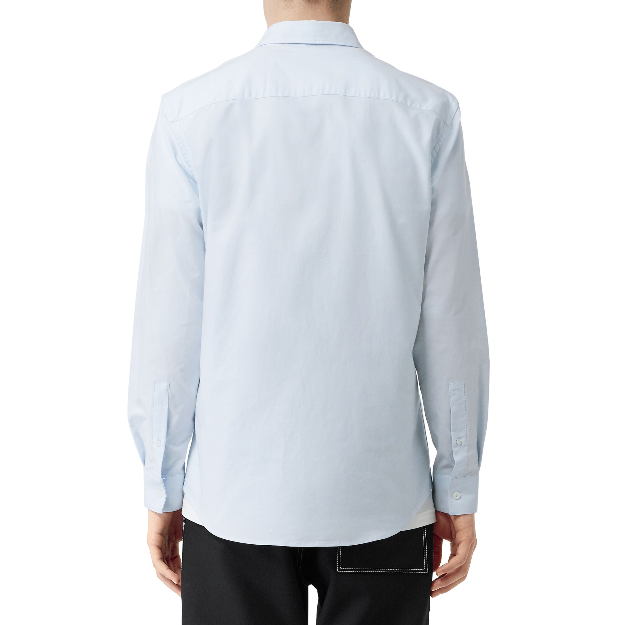 Chemise Oxford en coton à logo - Sky Blue
