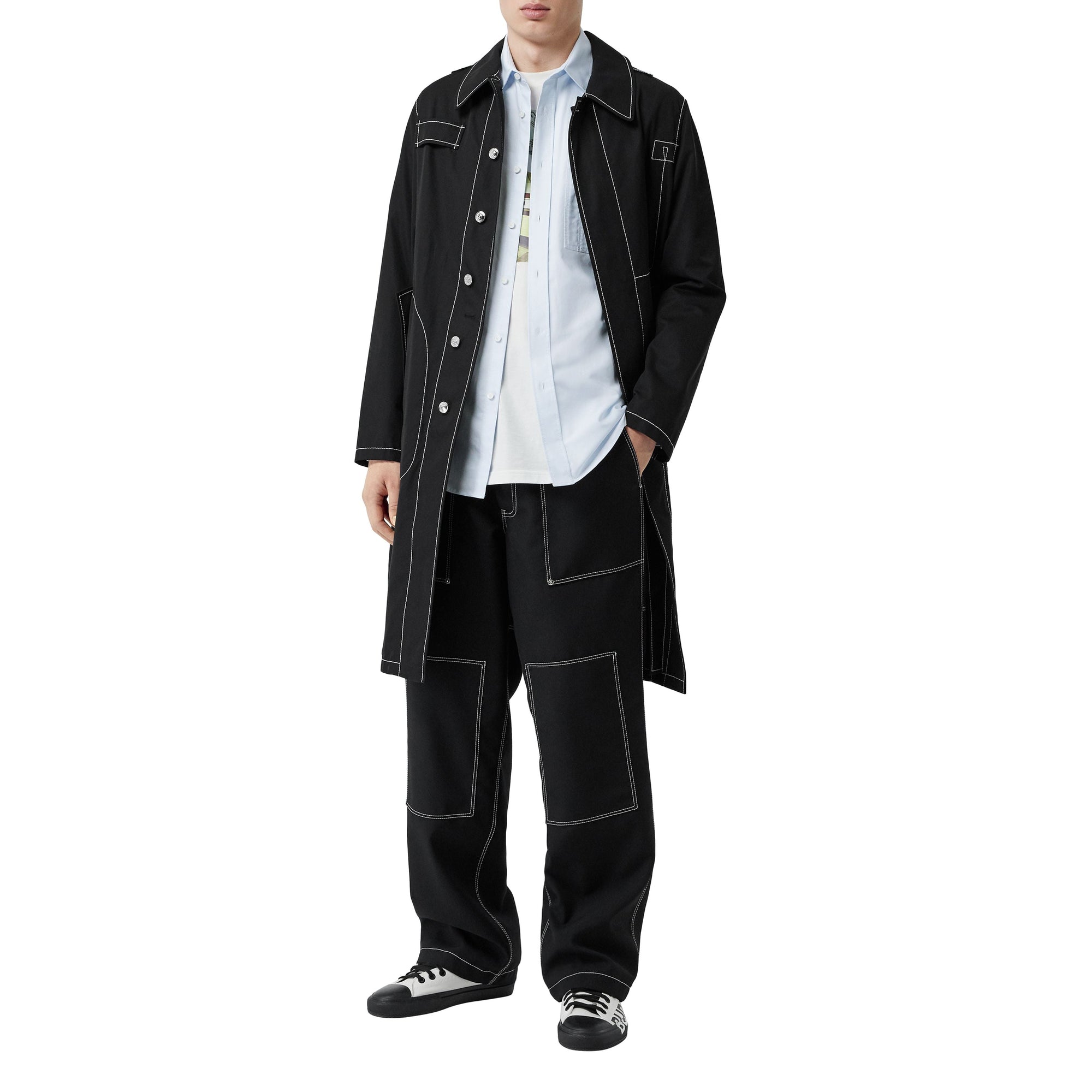 Chemise Oxford en coton à logo - Sky Blue