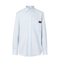 Chemise Oxford en coton à logo - Sky Blue
