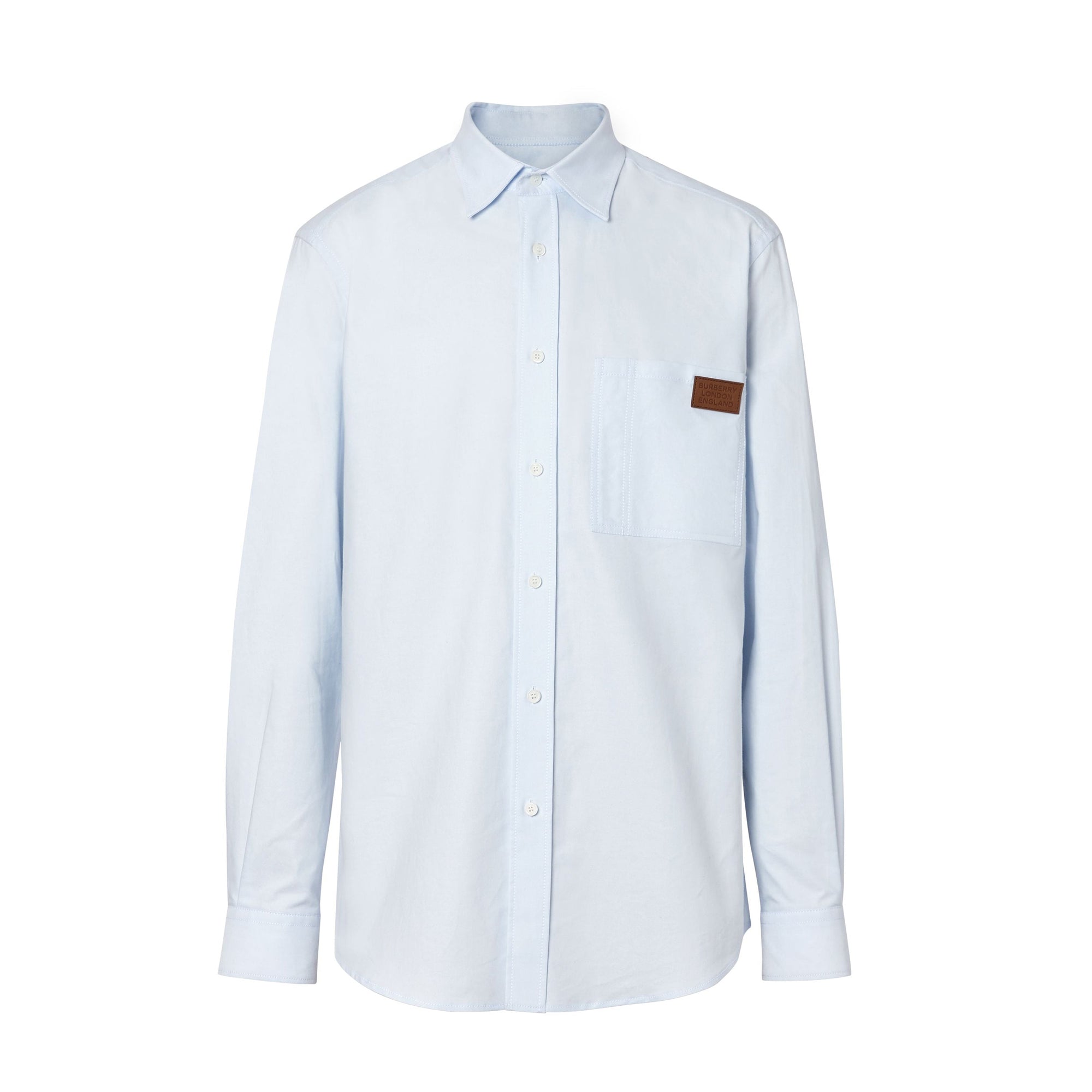 Chemise Oxford en coton à logo - Sky Blue