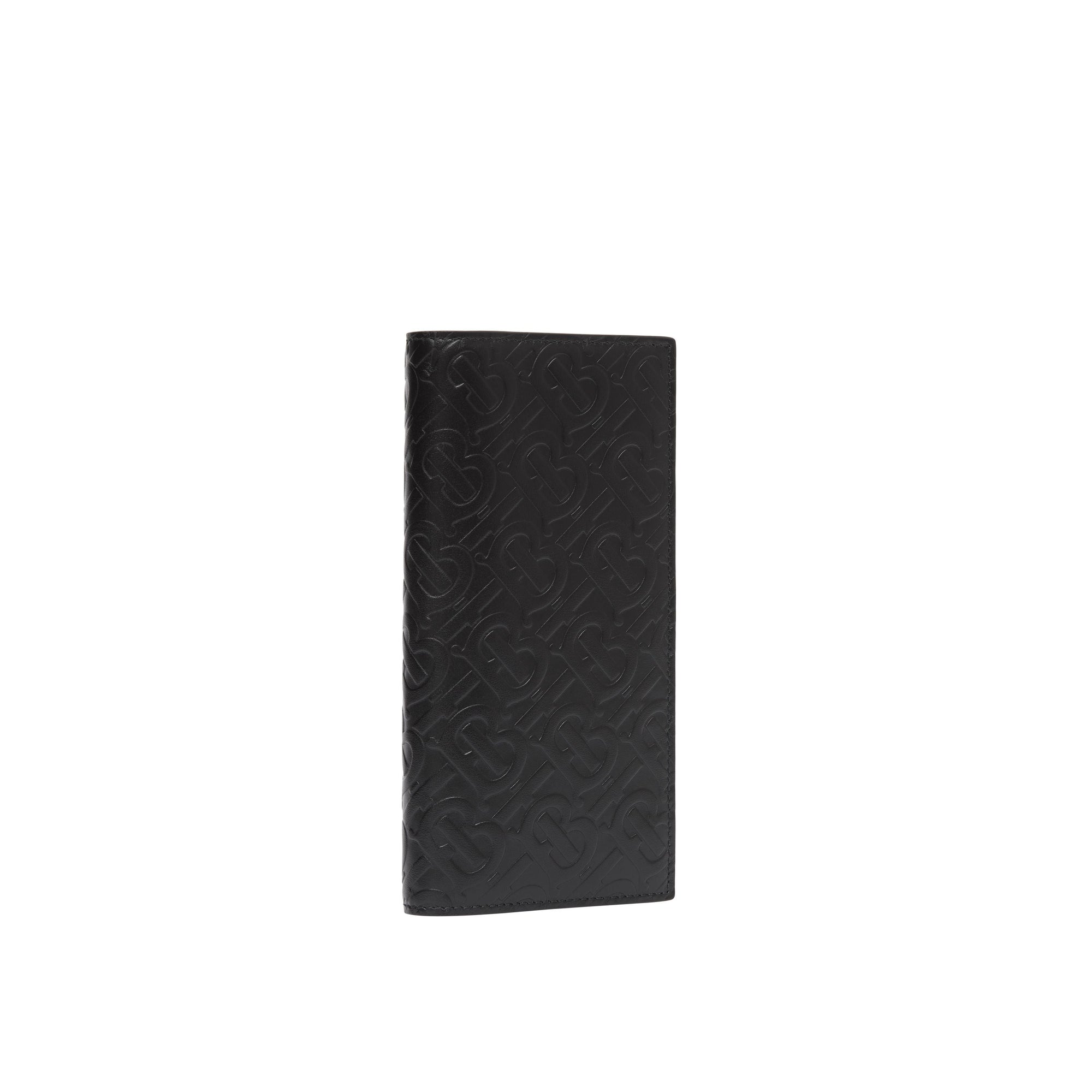 Portefeuille continental en cuir Monogram - Black