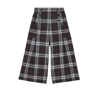 Pantalon de marin en laine Vintage check - Black
