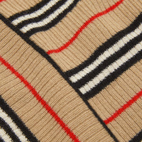 Pull en laine et cachemire à rayures iconiques - Archive Beige