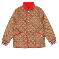 Veste légère matelassée avec rayures iconiques - Bronze