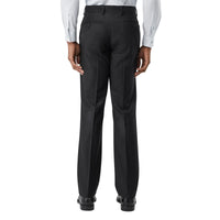 Pantalon de costume classique en flanelle de laine - Black Pattern