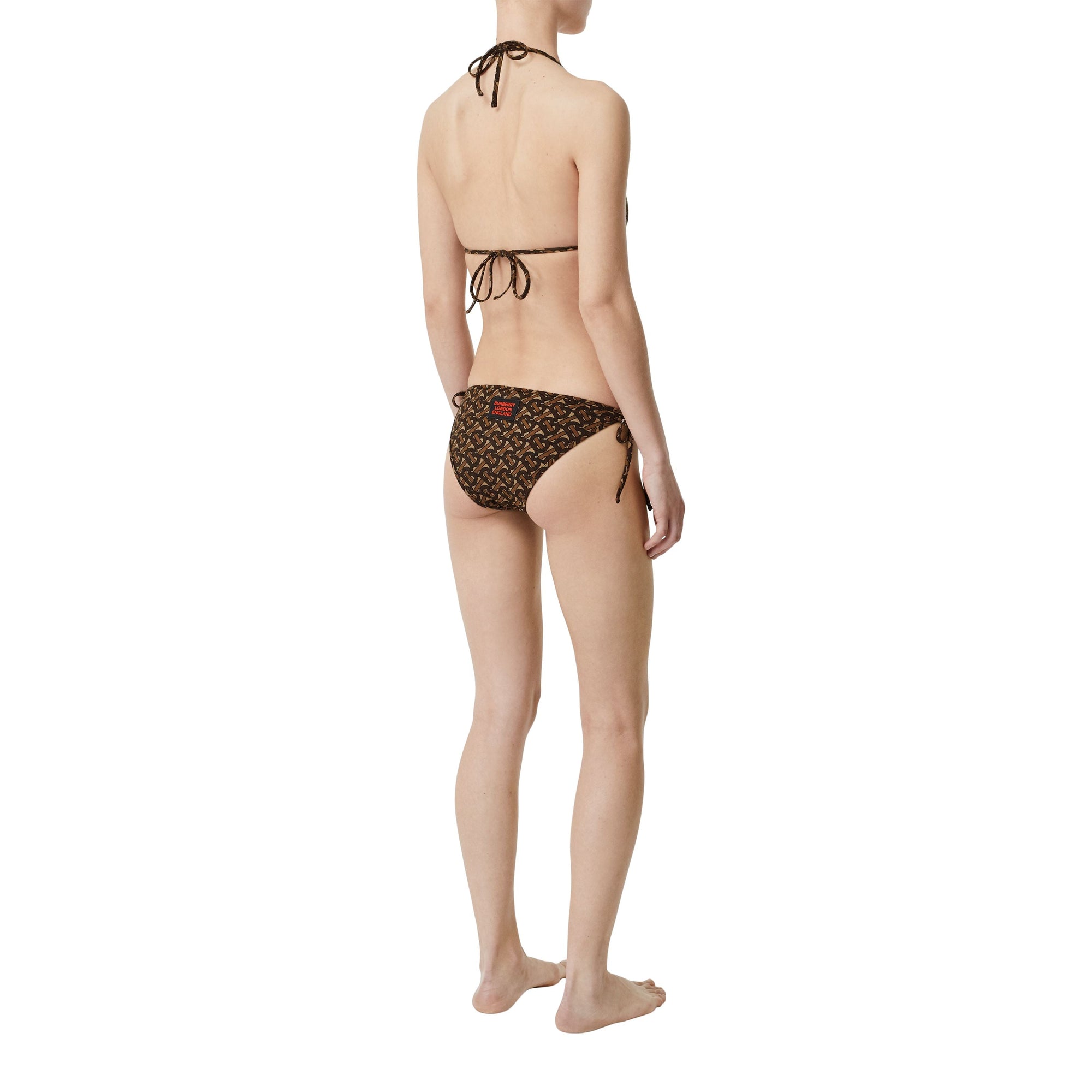 Bikini triangle Monogram - Bridle Brown