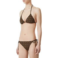 Bikini triangle Monogram - Bridle Brown