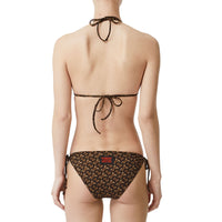 Bikini triangle Monogram - Bridle Brown