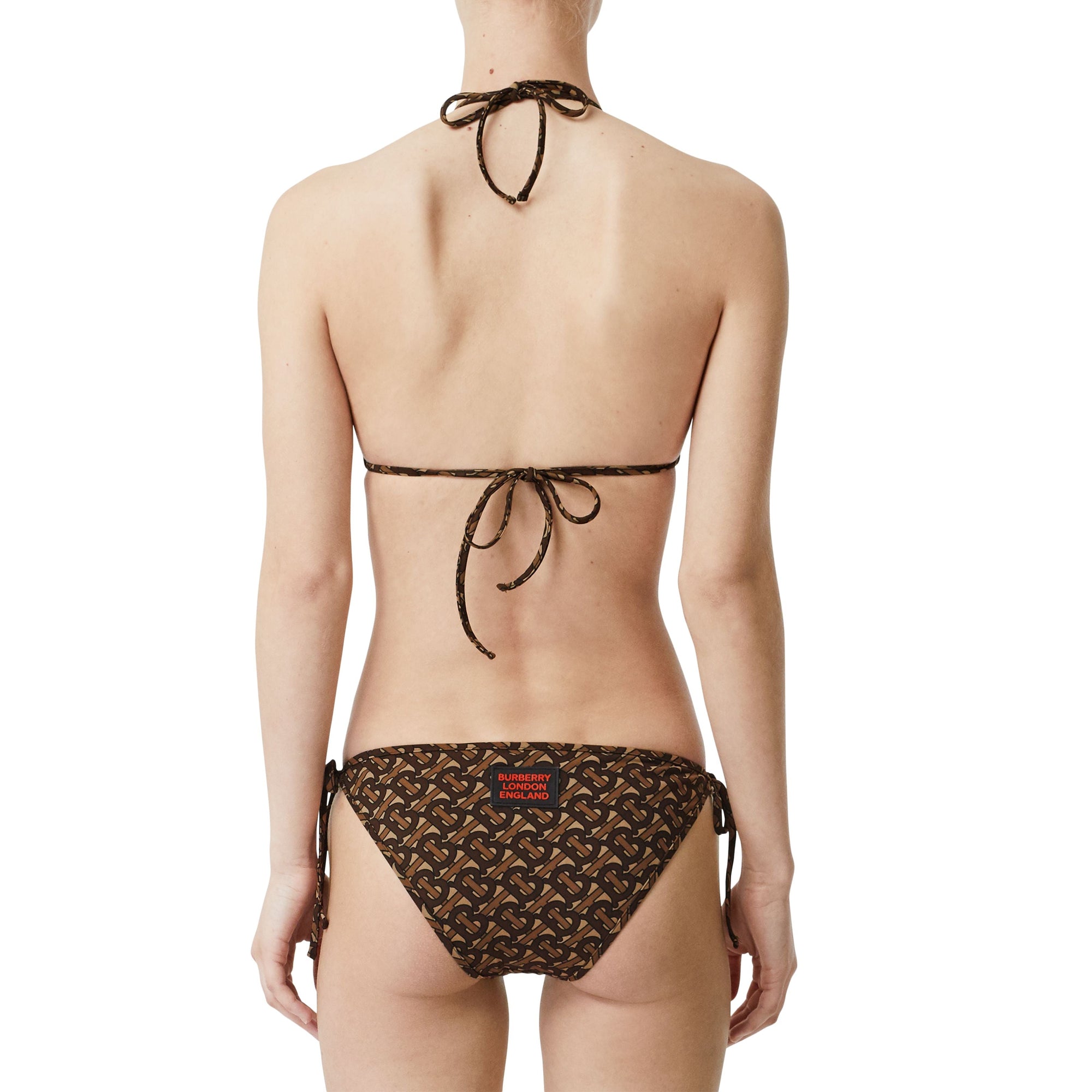 Bikini triangle Monogram - Bridle Brown