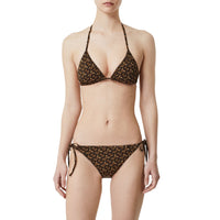 Bikini triangle Monogram - Bridle Brown