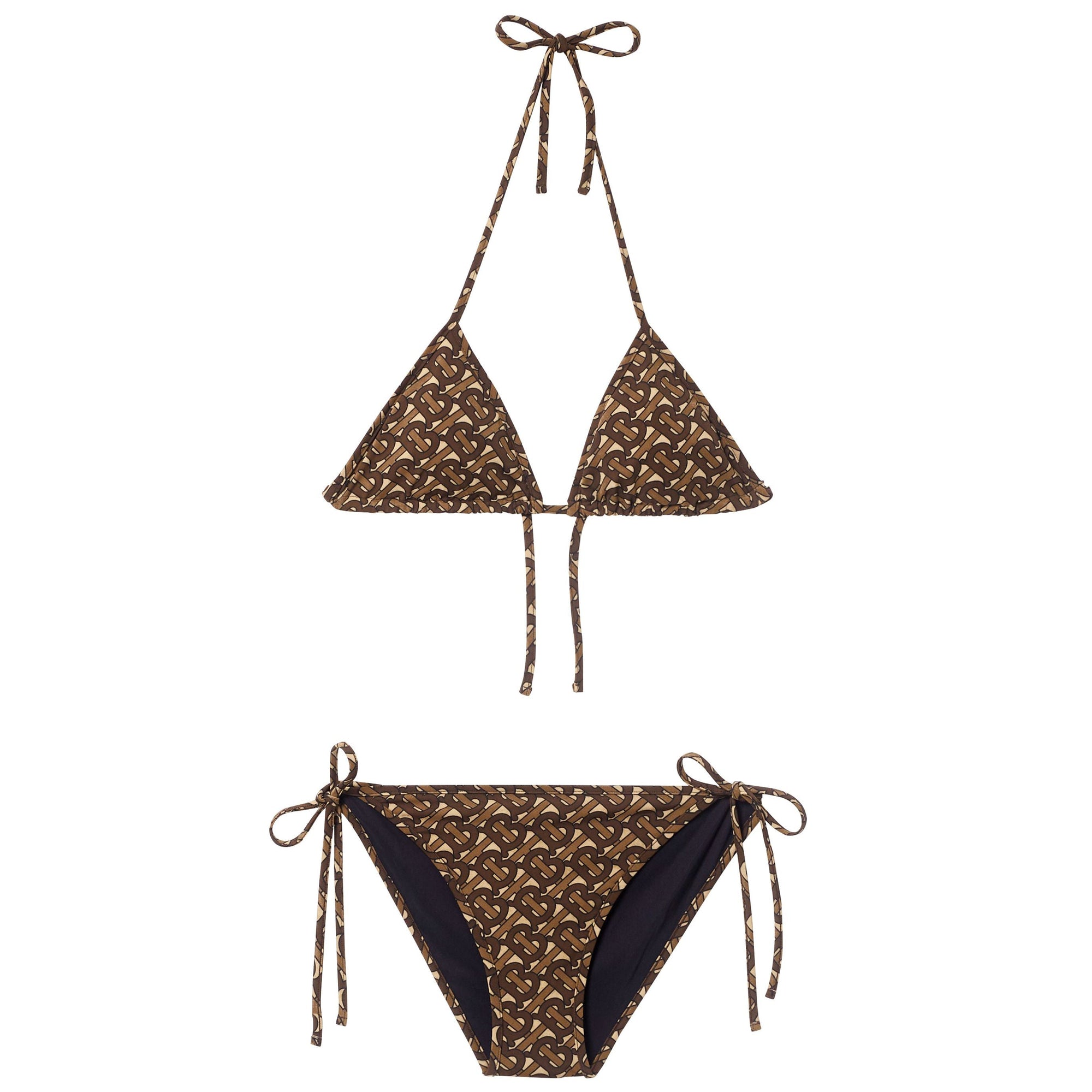 Bikini triangle Monogram - Bridle Brown