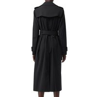 Trench en gabardine tropicale - Black