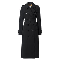 Trench en gabardine tropicale - Black