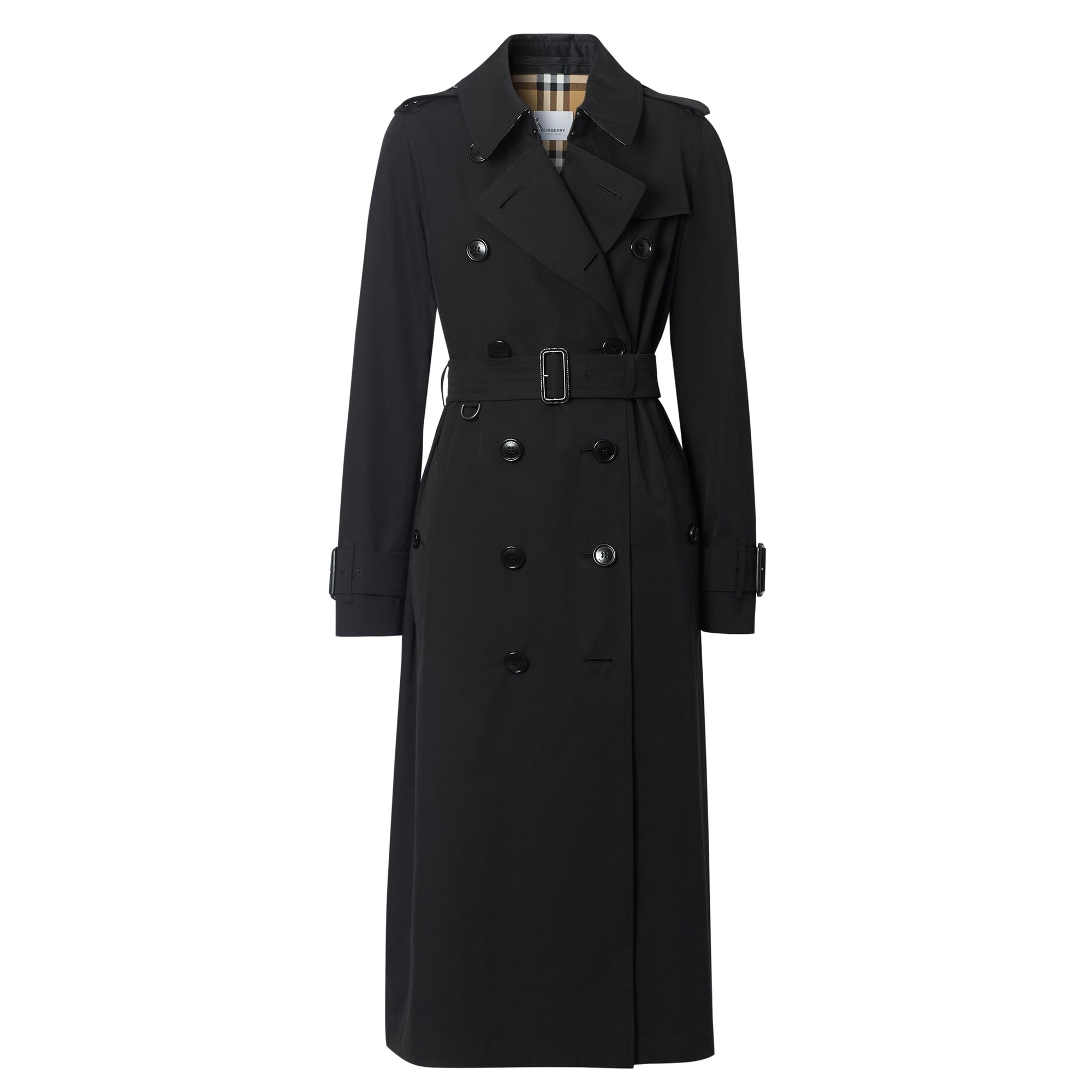 Trench en gabardine tropicale - Black