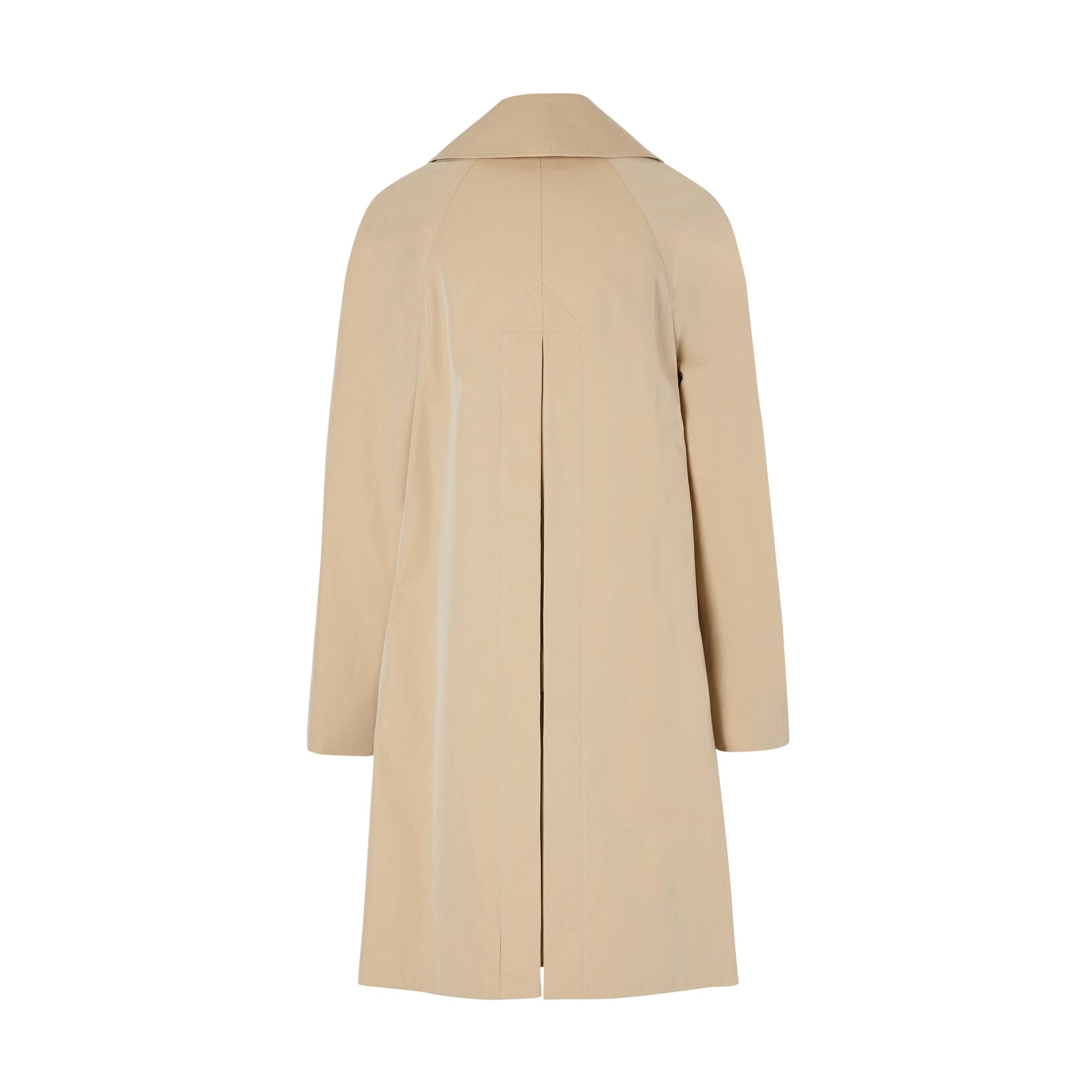 Manteau évasé en gabardine tropicale avec capuche amovible - Honey