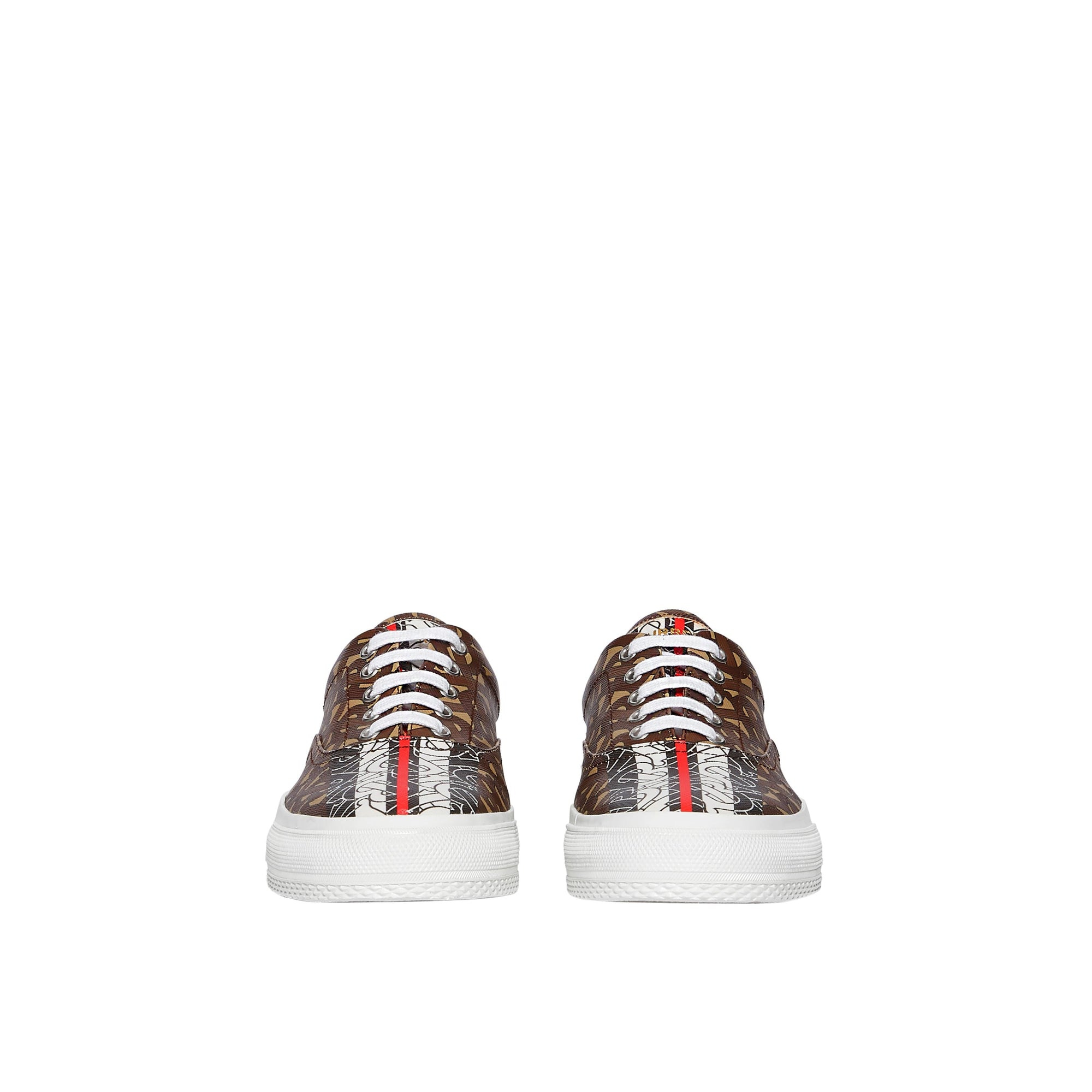 Sneakers en toile écologique rayées Monogram - Bridle Brown