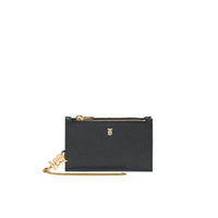 Portefeuille en cuir Monogram avec dragonne amovible - Black