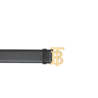 Ceinture en cuir Monogram - Black