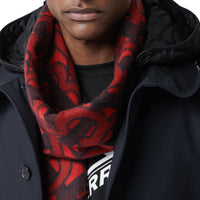 Écharpe en jacquard de cachemire Monogram - Crimson