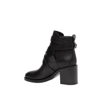 Bottines en cuir Monogram - Black