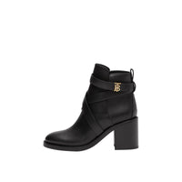 Bottines en cuir Monogram - Black