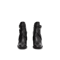 Bottines en cuir Monogram - Black