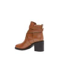 Bottines en cuir Monogram - Tan