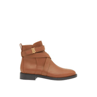 Bottines en cuir Monogram - Tan