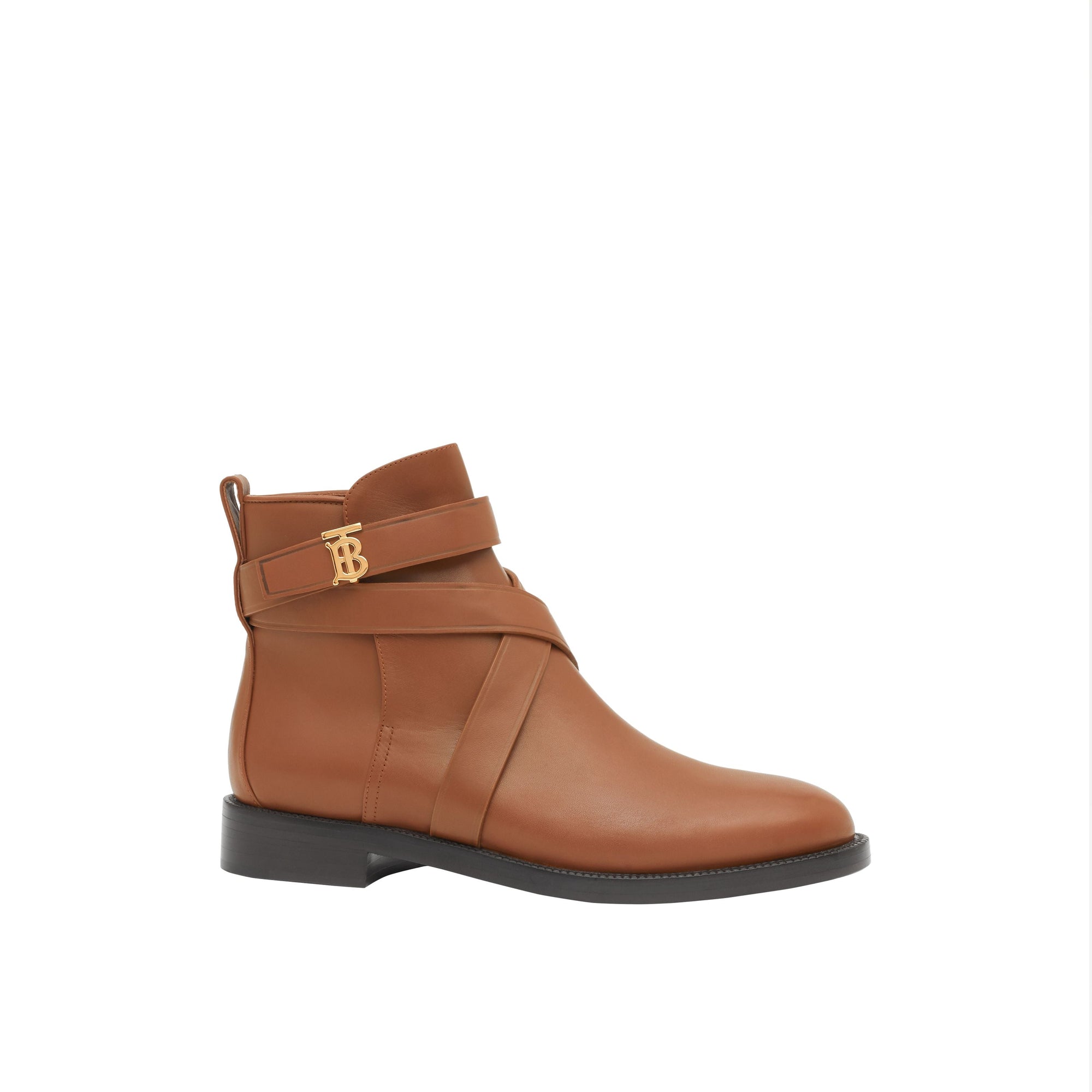 Bottines en cuir Monogram - Tan