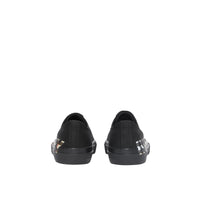 Sneakers en gabardine de coton Vintage check avec logo - Black & Archivebeige