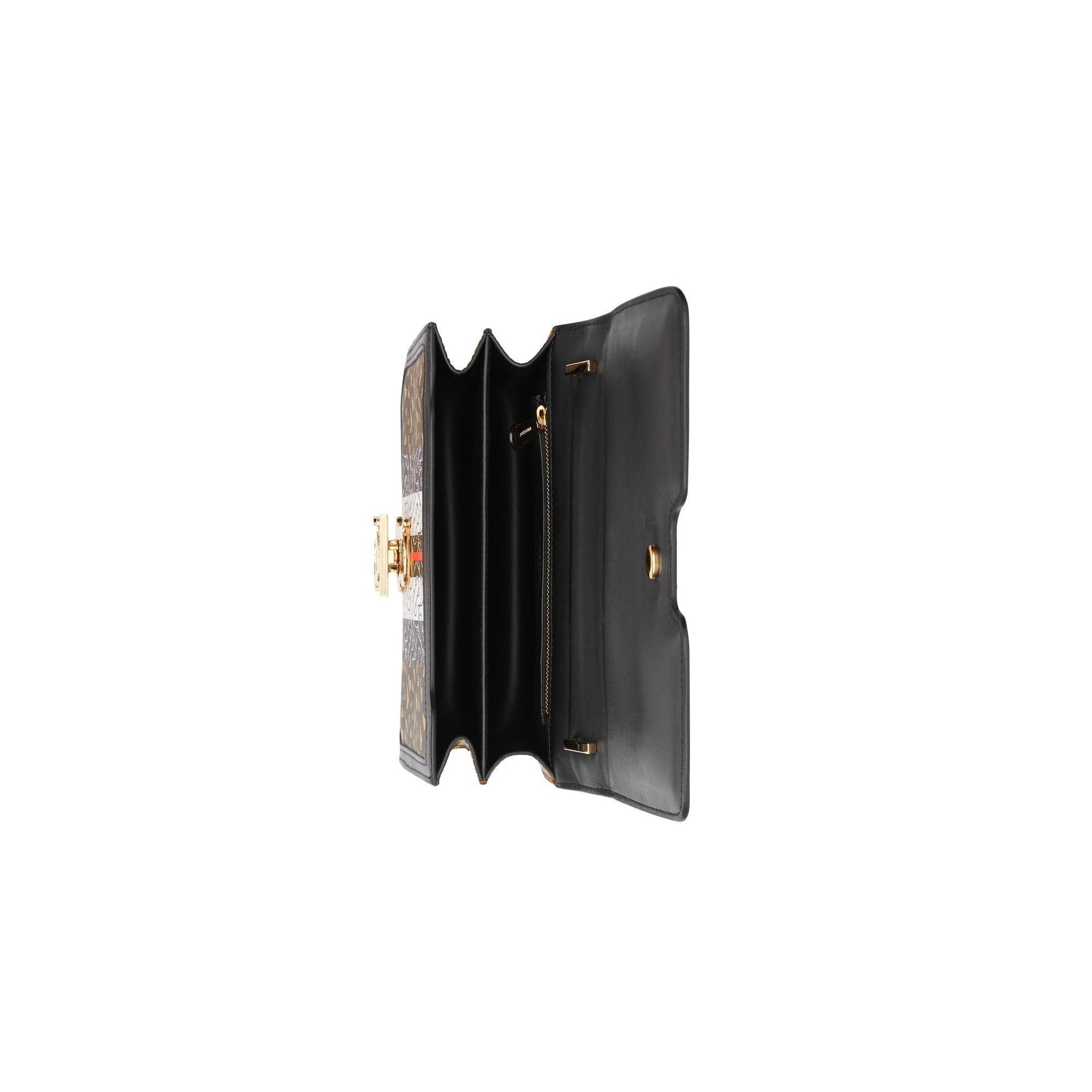 Petit sac TB en toile écologique rayé Monogram - Bridle Brown