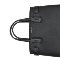 Petit sac The Banner en cuir avec Vintage check - Black