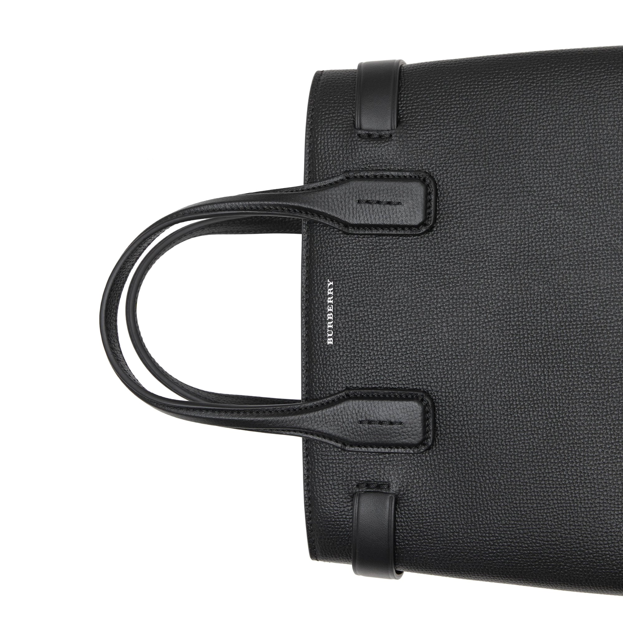 Petit sac The Banner en cuir avec Vintage check - Black