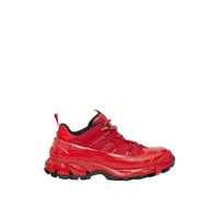 Sneakers Arthur en nylon et cuir velours - Red