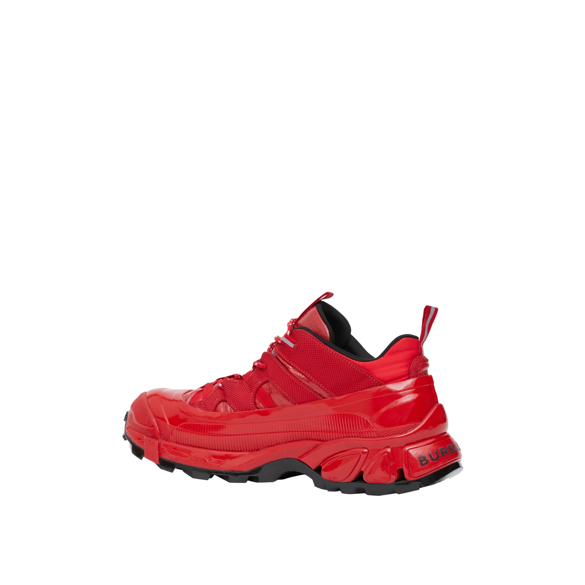 Sneakers Arthur en nylon et cuir velours - Red