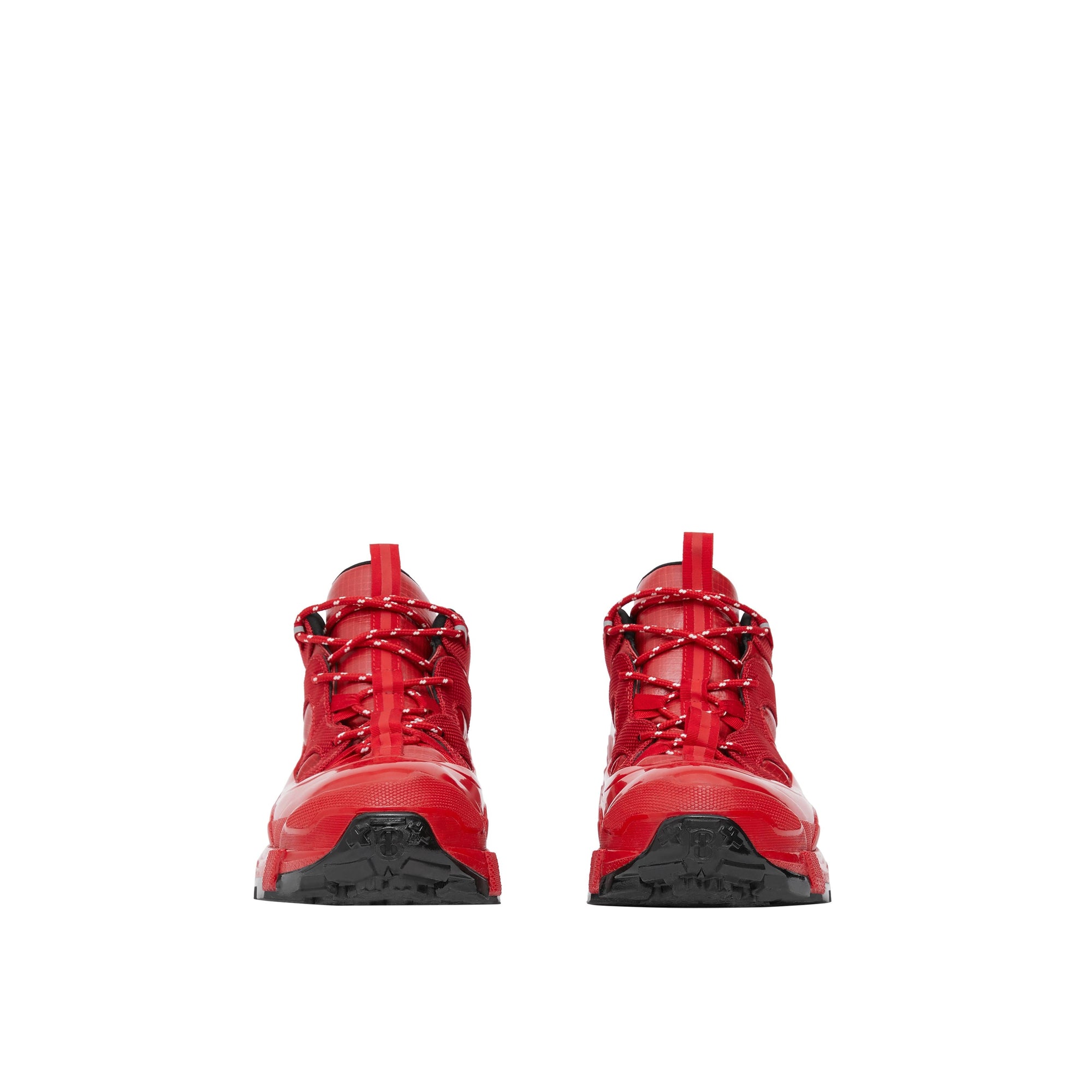 Sneakers Arthur en nylon et cuir velours - Red