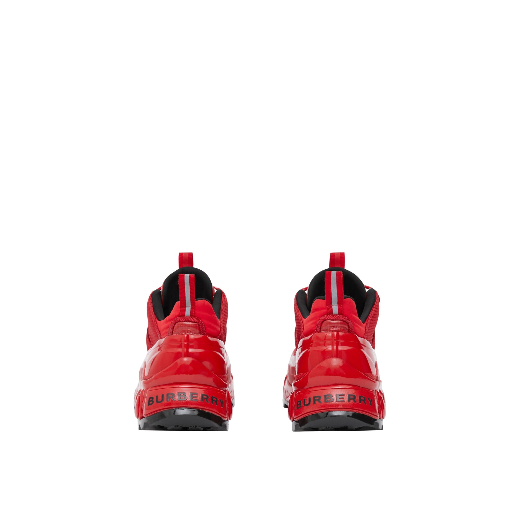 Sneakers Arthur en nylon et cuir velours - Red