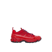 Sneakers Arthur en nylon et cuir velours - Red