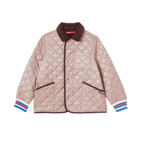 Veste légère matelassée avec velours côtelé - Grey Mink