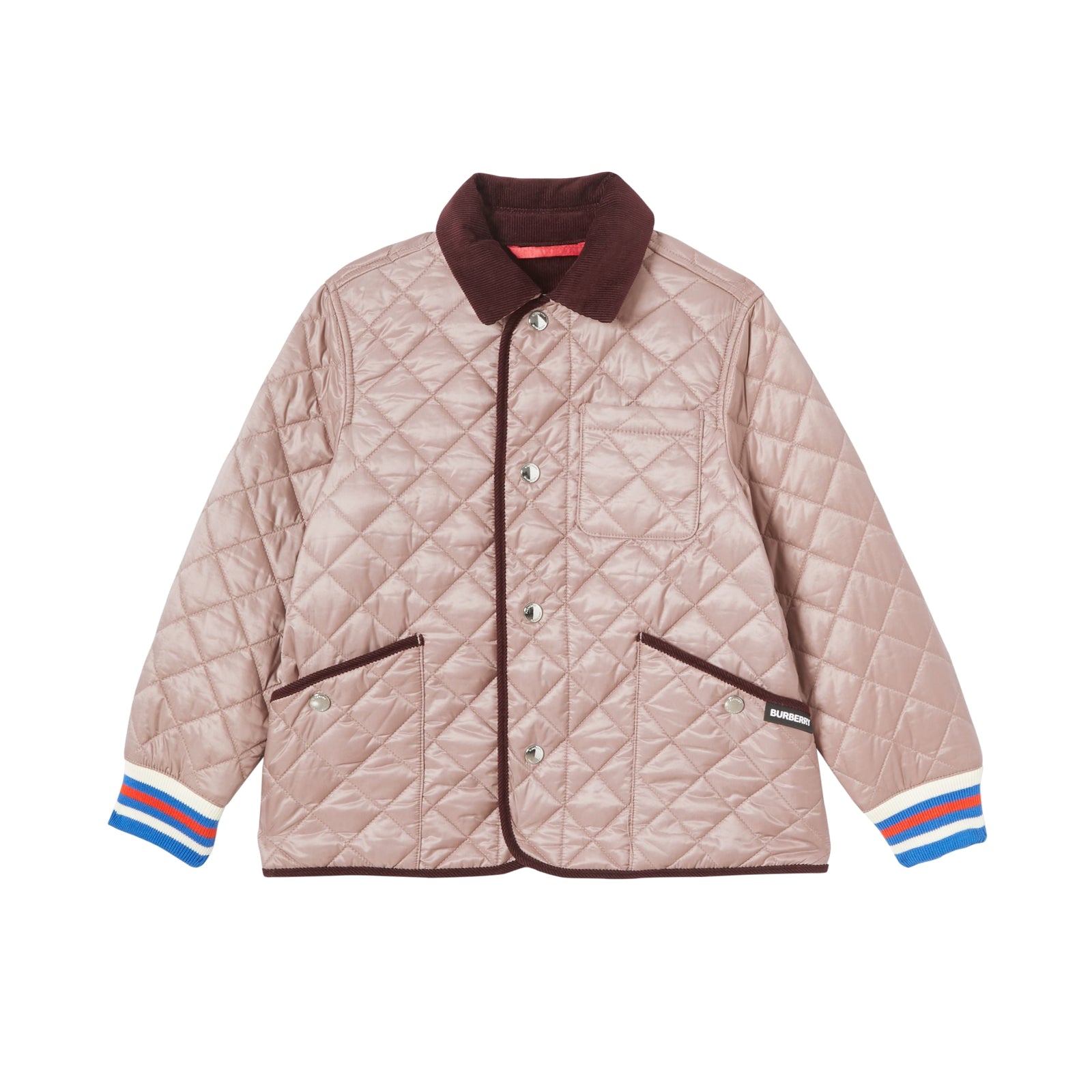 Veste légère matelassée avec velours côtelé - Grey Mink