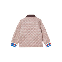 Veste légère matelassée avec velours côtelé - Grey Mink