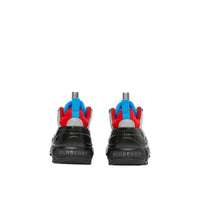 Sneakers Arthur en nylon et cuir velours - Grey & Red
