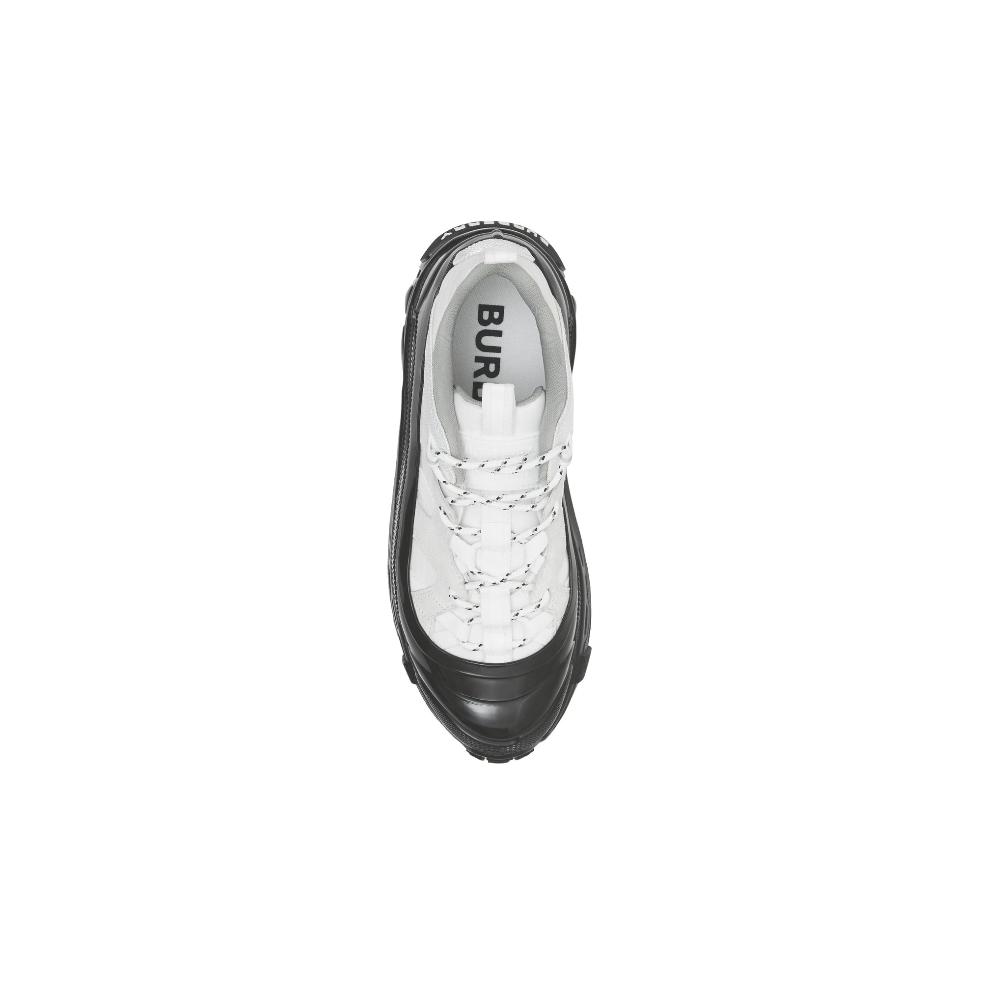 Sneakers Arthur en nylon et cuir velours - White