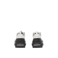 Sneakers Arthur en nylon et cuir velours - White