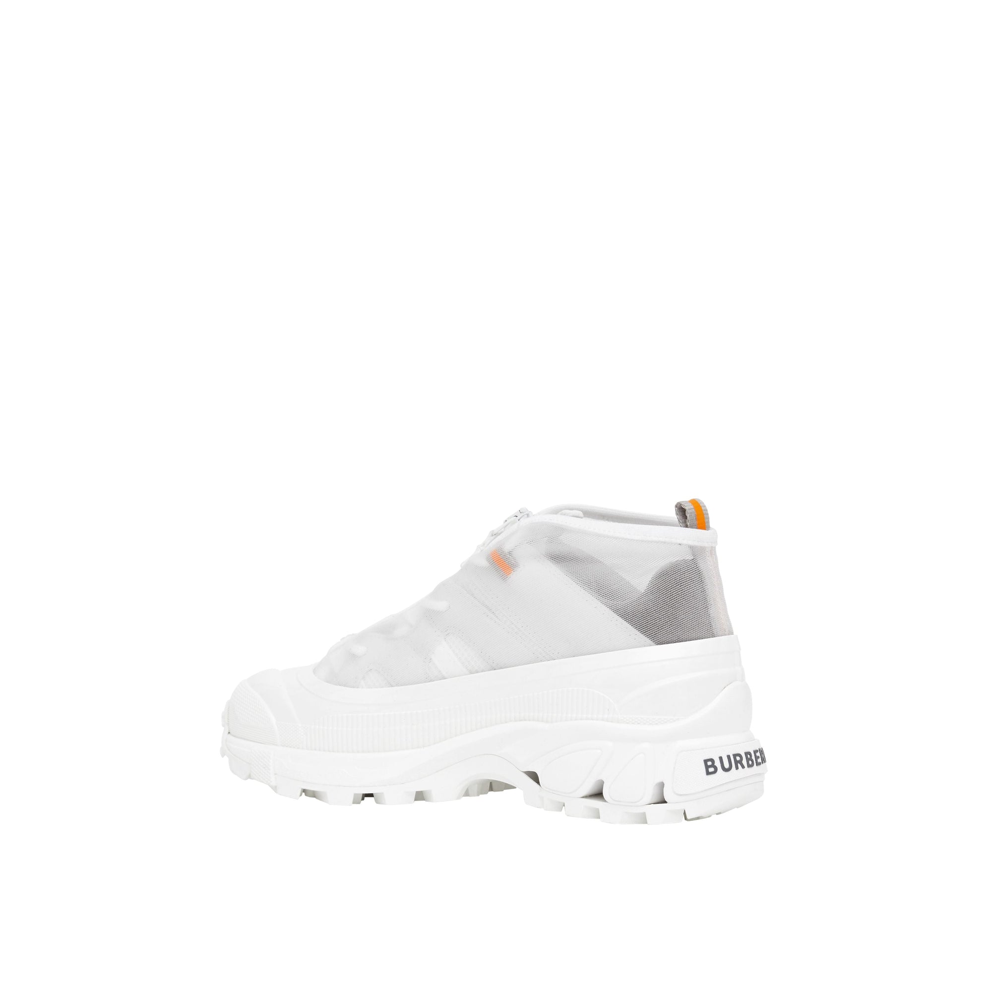 Sneakers Arthur en nylon et cuir velours - White