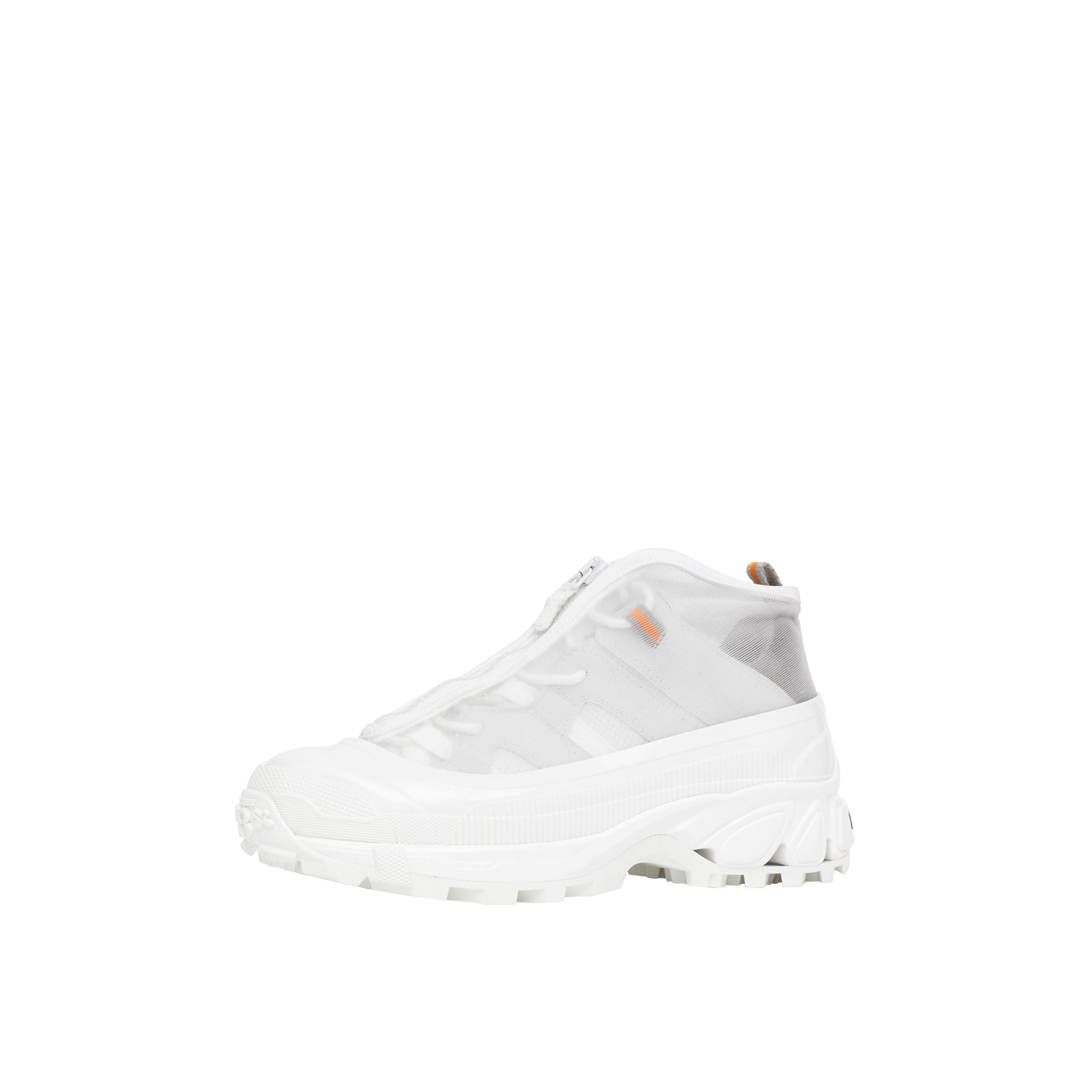 Sneakers Arthur en nylon et cuir velours - White