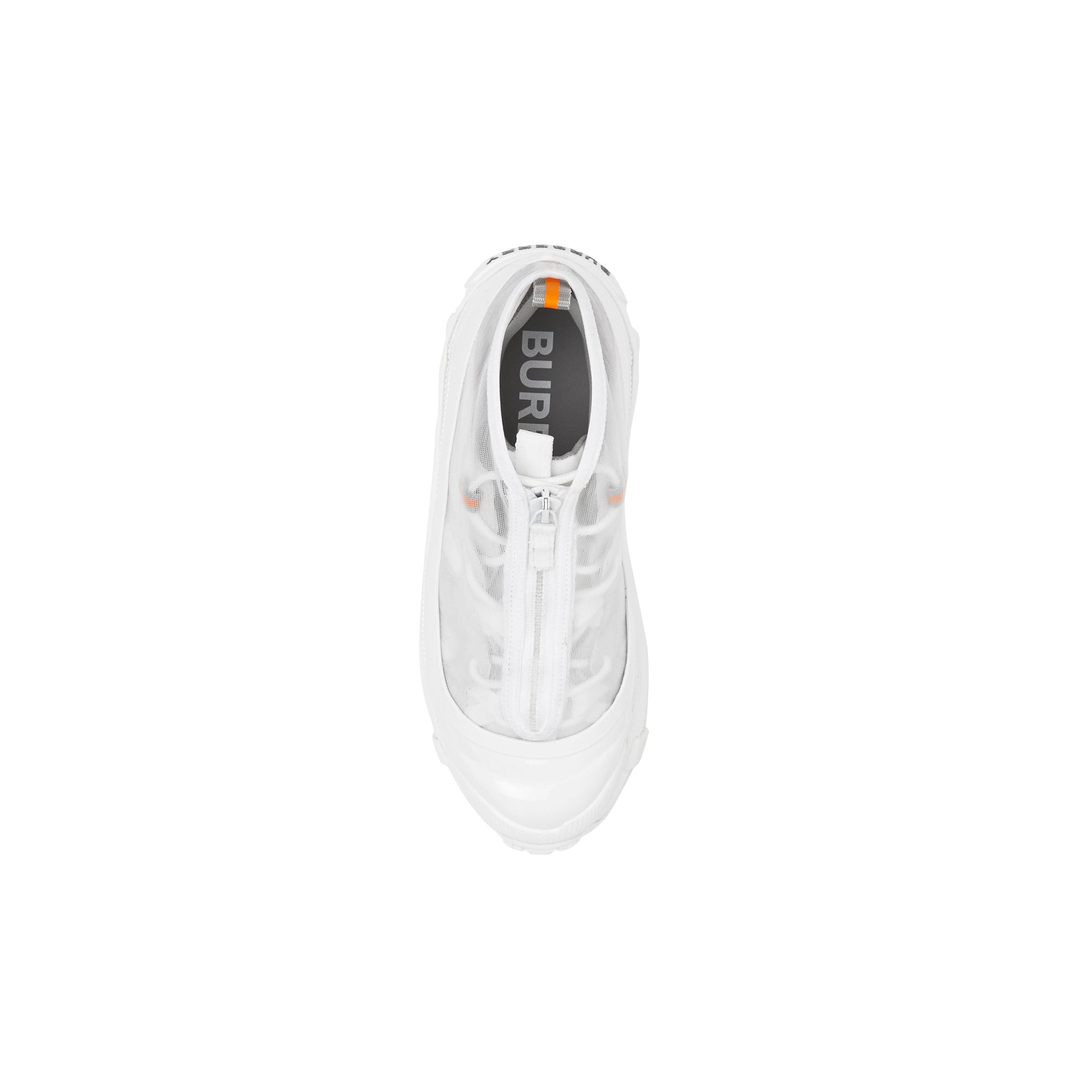 Sneakers Arthur en nylon et cuir velours - White