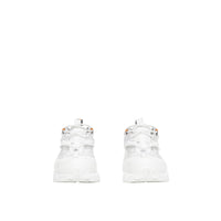Sneakers Arthur en nylon et cuir velours - White