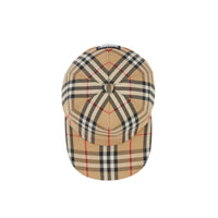 Casquette de baseball Vintage check à logo - Archive Beige